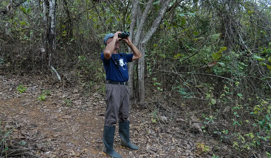 Leonires Cabrera, park ranger in the Jorupe Reserve